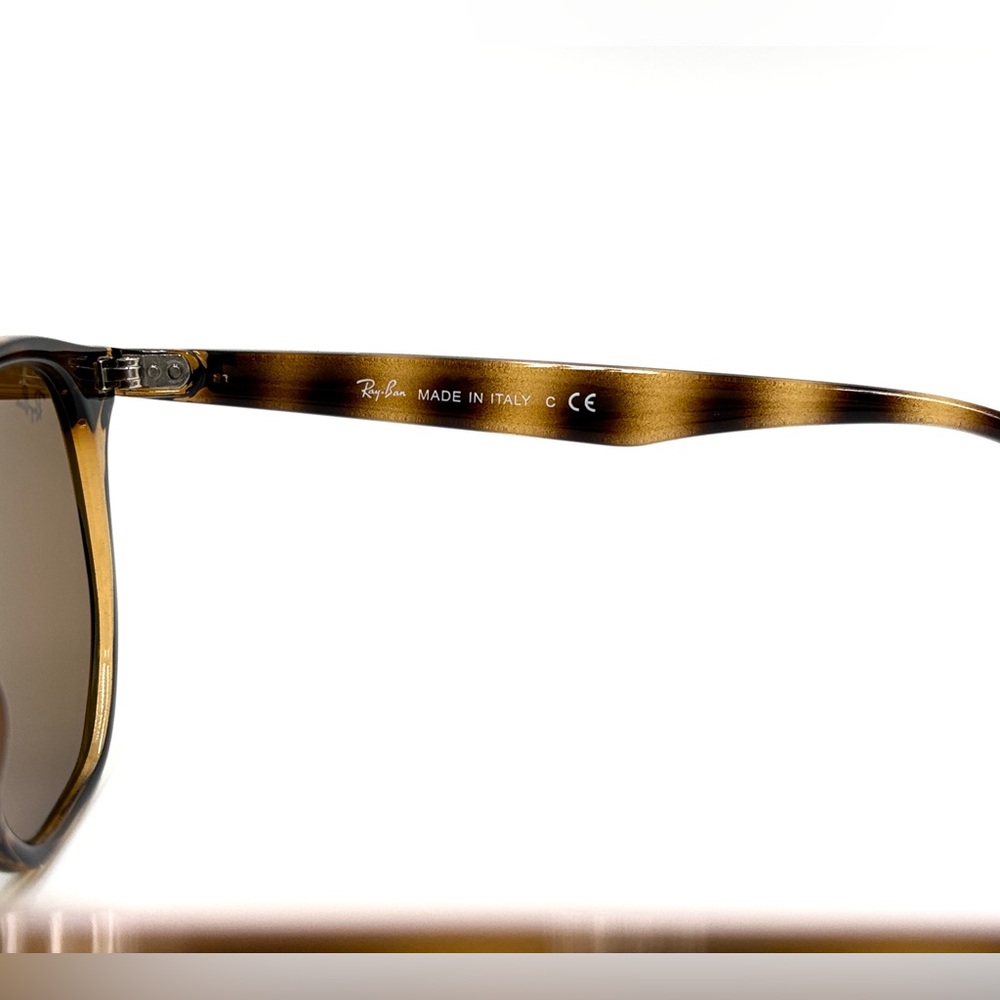 Ray-Ban Round Lens RB4306 Highstreet Tortoise Brown Lens Sunglasses 54mm 710/73 - Picture 10 of 11